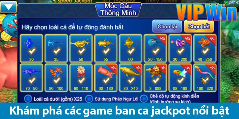 Bí kíp chơi bắn cá Jackpot - Khám phá chiến thuật mới tại VIPWIN
